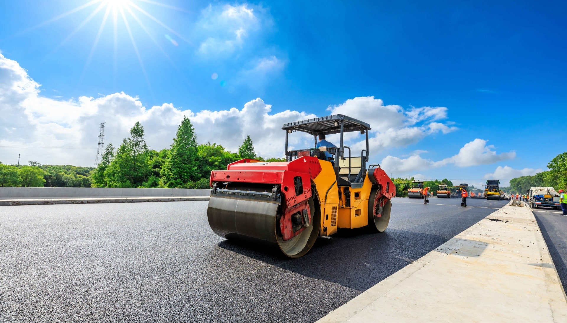 Smooth asphalt paving in Baltimore, MD creates durable surfaces.